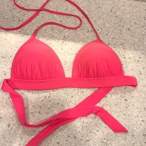 Aerie PINK PADDED BIKINI TOP